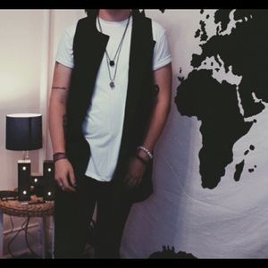 ASOS Asymmetrical “Butchers” Vest